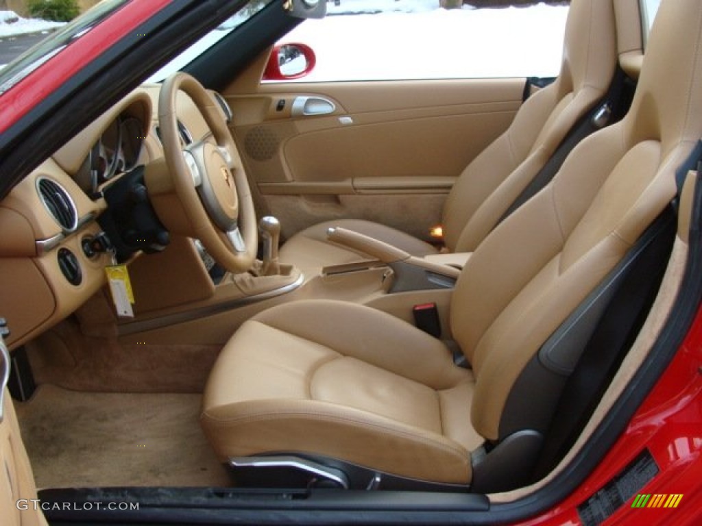 Sand Beige Interior 2005 Porsche Boxster S Photo #89085359