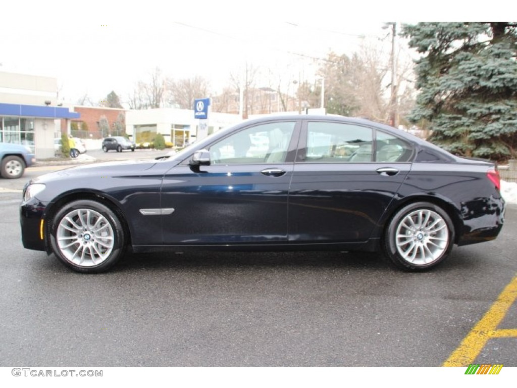 Carbon Black Metallic 2013 BMW 7 Series 740i Sedan Exterior Photo #89086220