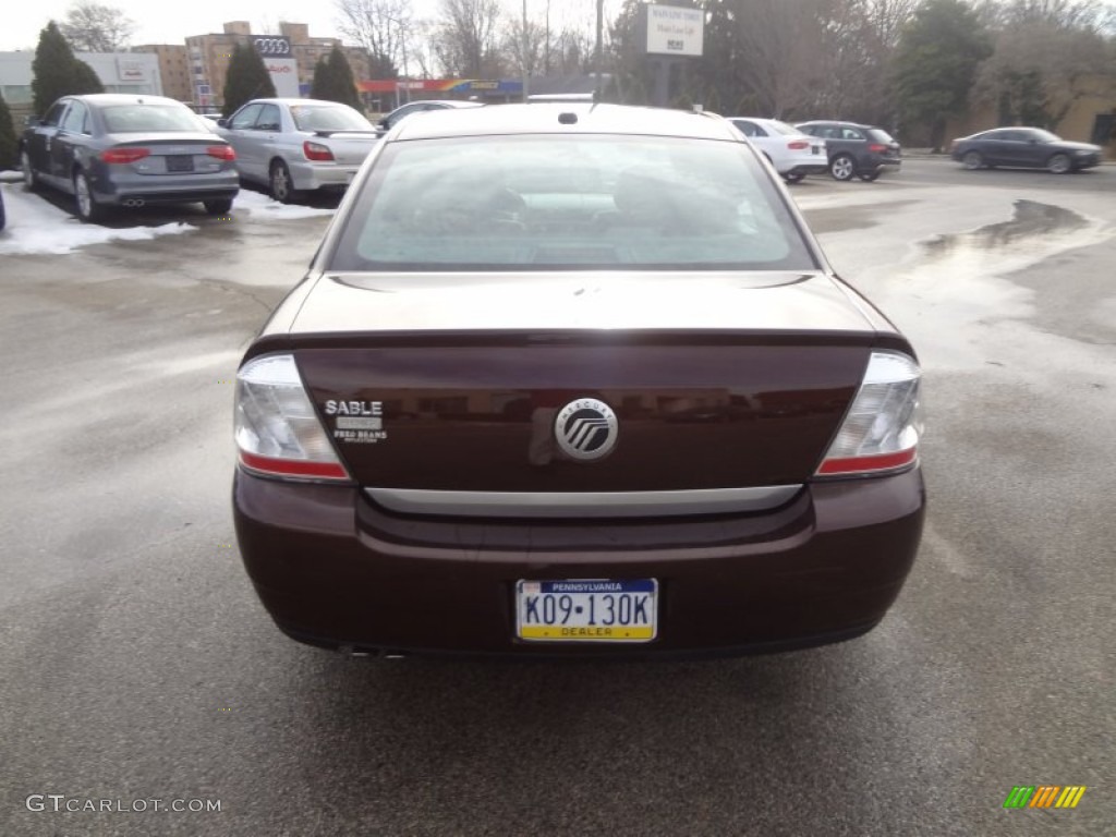 2009 Sable Premier Sedan - Sangria Red Metallic / Charcoal Black photo #11