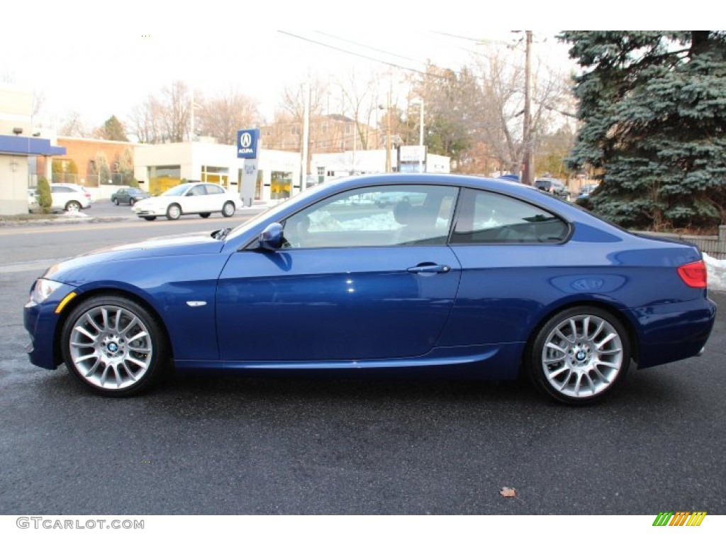 2013 3 Series 328i Coupe - Le Mans Blue Metallic / Black photo #5