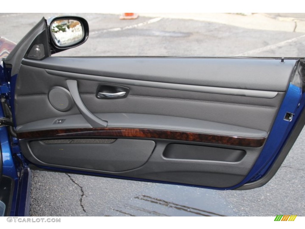 2013 BMW 3 Series 328i Coupe Black Door Panel Photo #89087257