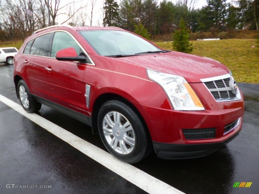 Crystal Red Tintcoat 2011 Cadillac SRX 4 V6 AWD Exterior Photo #89089406