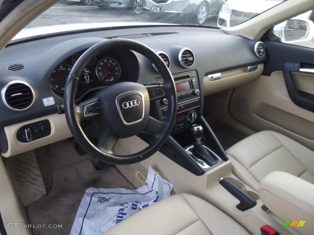 Luxor Beige Interior 2011 Audi A3 2.0 TDI Photo #89090195