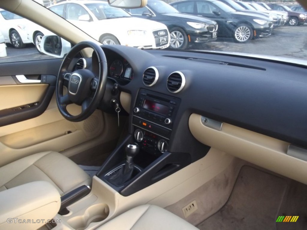 2011 Audi A3 2.0 TDI Luxor Beige Dashboard Photo #89090327