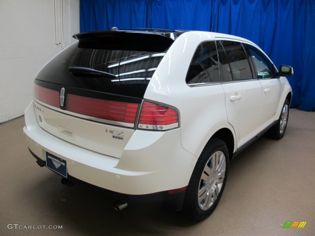 2008 MKX AWD - White Chocolate Tri Coat / Medium Light Stone photo #9