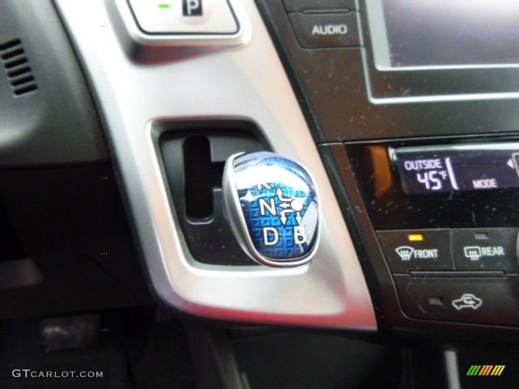 2012 Prius v Two Hybrid - Blue Ribbon Metallic / Misty Gray photo #18