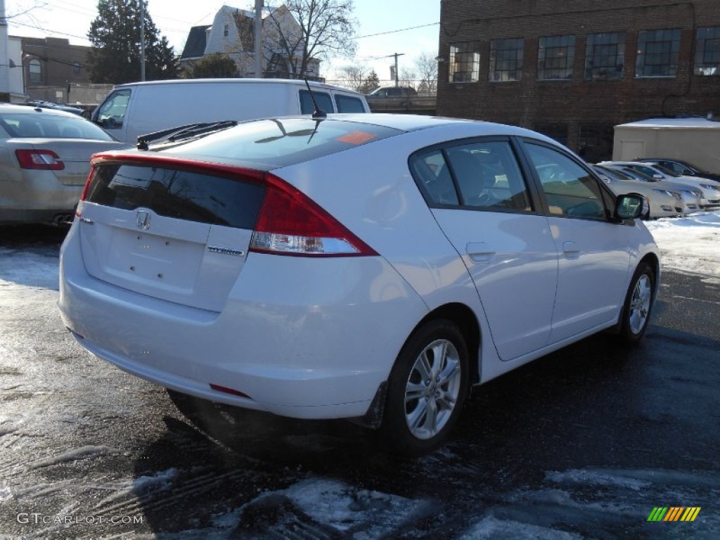 2010 Insight Hybrid EX - Spectrum White Pearl / Gray photo #4