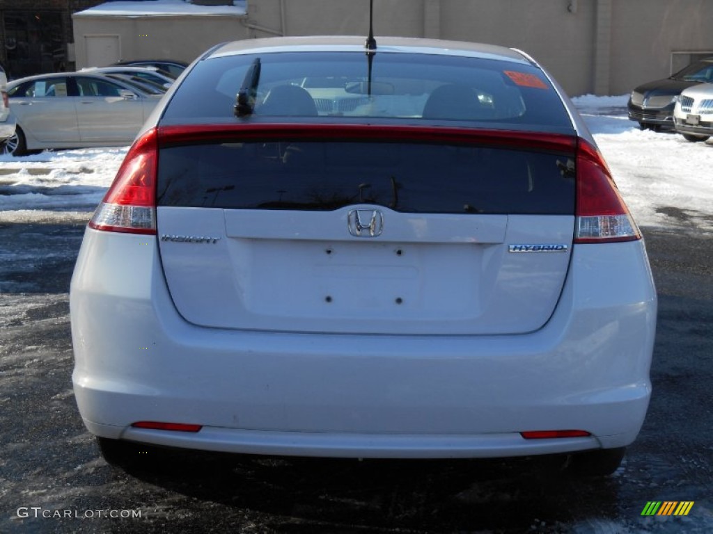 2010 Insight Hybrid EX - Spectrum White Pearl / Gray photo #5