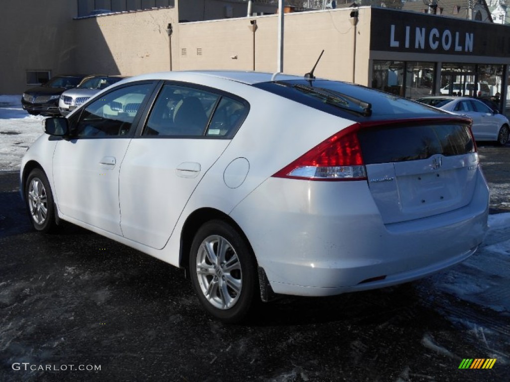 2010 Insight Hybrid EX - Spectrum White Pearl / Gray photo #6