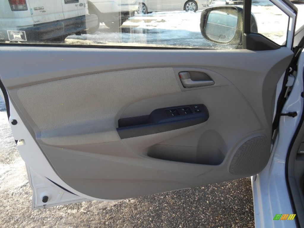 2010 Insight Hybrid EX - Spectrum White Pearl / Gray photo #12