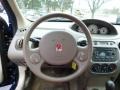 2004 Saturn ION Grey Interior Steering Wheel Photo