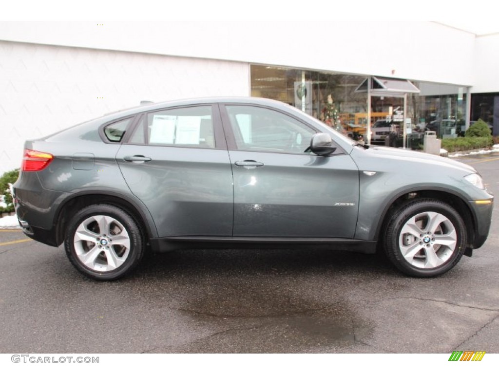 2011 X6 xDrive35i - Tasman Green Metallic / Oyster photo #2