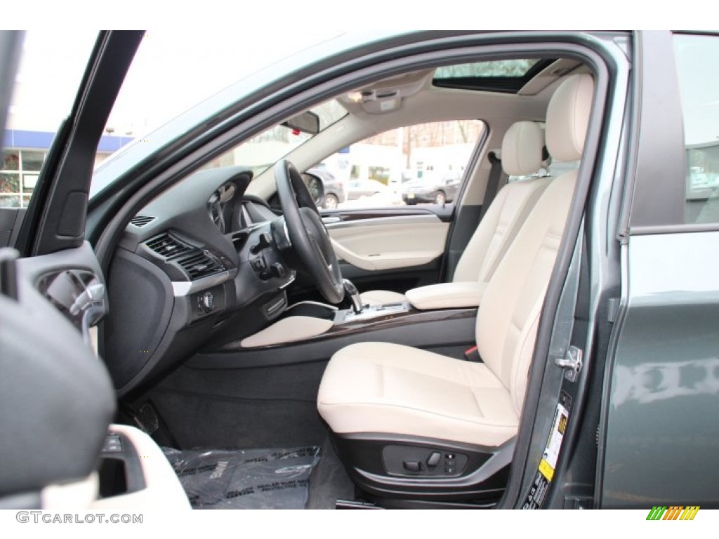 2011 X6 xDrive35i - Tasman Green Metallic / Oyster photo #10