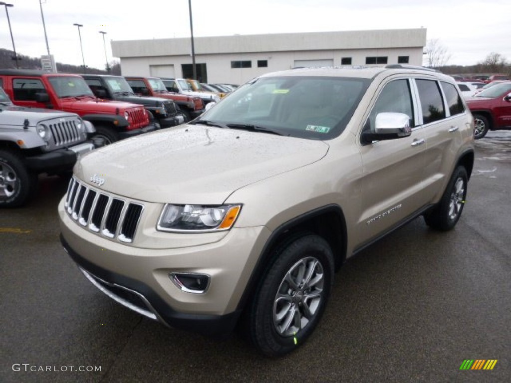 2014 Grand Cherokee Limited 4x4 - Cashmere Pearl / New Zealand Black/Light Frost photo #2