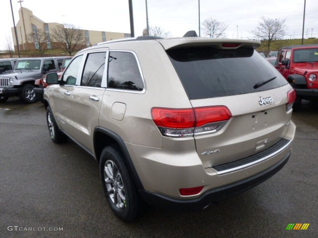 2014 Grand Cherokee Limited 4x4 - Cashmere Pearl / New Zealand Black/Light Frost photo #8