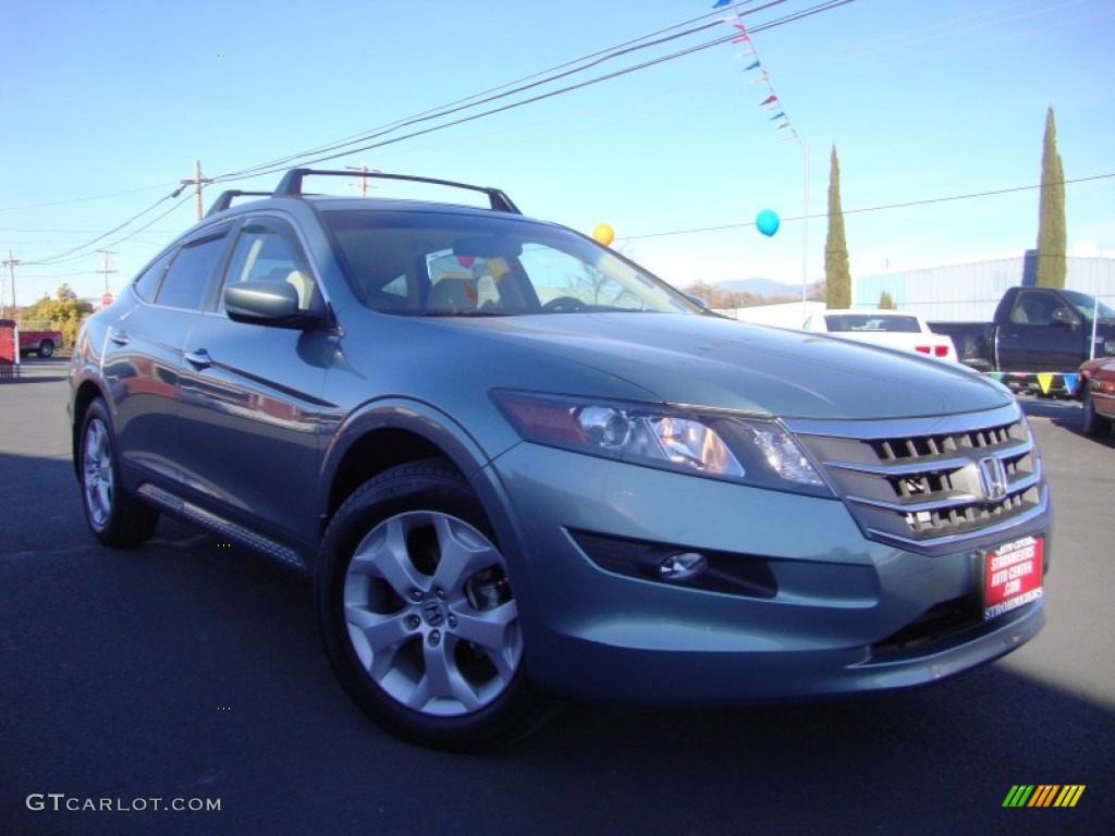 2010 Accord Crosstour EX-L - Opal Sage Metallic / Ivory photo #1