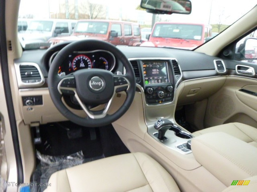 2014 Grand Cherokee Limited 4x4 - Cashmere Pearl / New Zealand Black/Light Frost photo #12