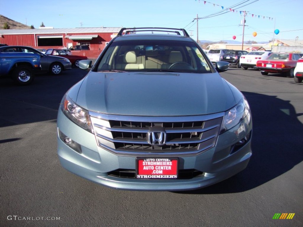 2010 Accord Crosstour EX-L - Opal Sage Metallic / Ivory photo #2
