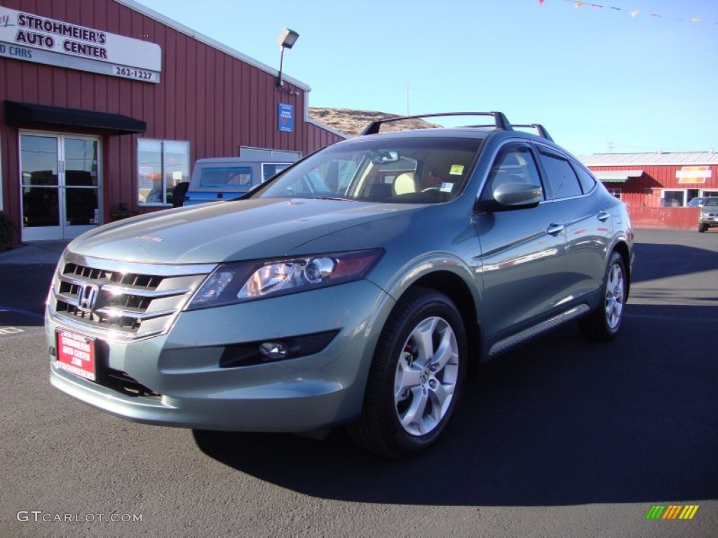 2010 Accord Crosstour EX-L - Opal Sage Metallic / Ivory photo #3