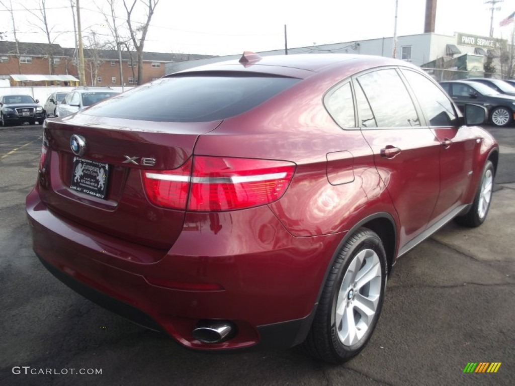 2011 X6 xDrive35i - Vermillion Red Metallic / Oyster photo #3