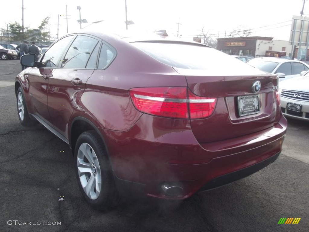 2011 X6 xDrive35i - Vermillion Red Metallic / Oyster photo #4