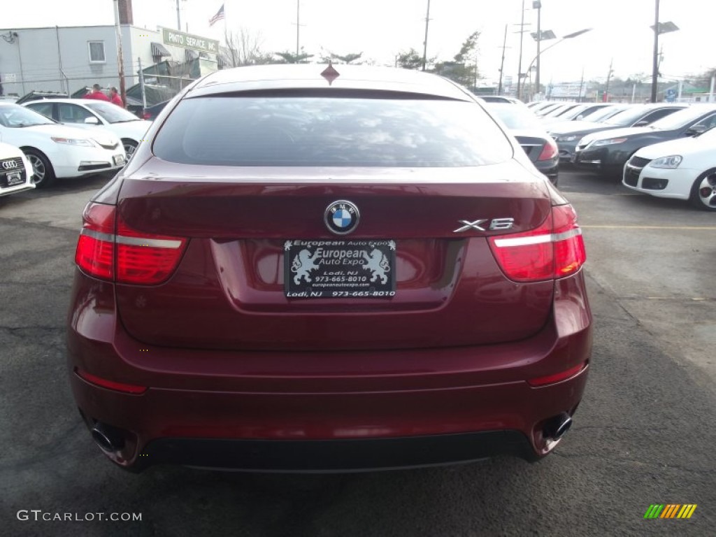 2011 X6 xDrive35i - Vermillion Red Metallic / Oyster photo #5