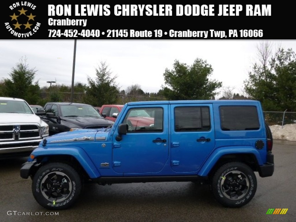 Hydro Blue Pearl Jeep Wrangler Unlimited