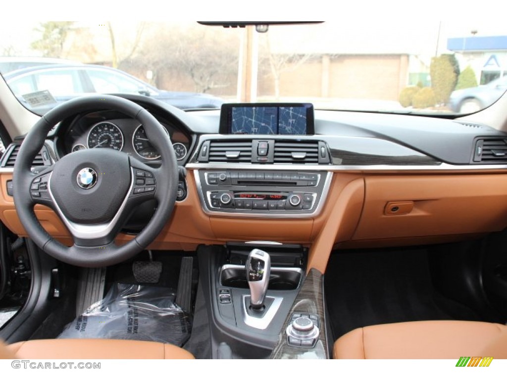 2013 3 Series 328i xDrive Sedan - Jet Black / Saddle Brown photo #12