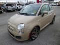 2012 Mocha Latte (Light Brown) Fiat 500 Sport  photo #3