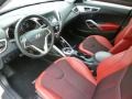Black/Red Prime Interior Photo for 2012 Hyundai Veloster #89096159