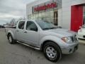 2011 Radiant Silver Metallic Nissan Frontier SV Crew Cab 4x4  photo #1