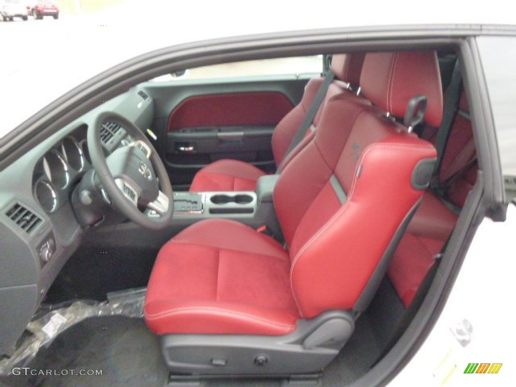 Dark Slate Gray/Radar Red Interior 2014 Dodge Challenger R/T Classic Photo #89096480