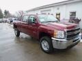 2014 Deep Ruby Metallic Chevrolet Silverado 2500HD LS Crew Cab 4x4  photo #3