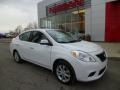 Fresh Powder White 2014 Nissan Versa 1.6 SL Sedan