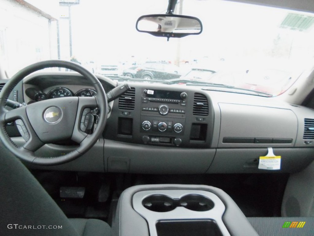 2014 Chevrolet Silverado 2500HD LS Crew Cab 4x4 Dark Titanium Dashboard Photo #89097929