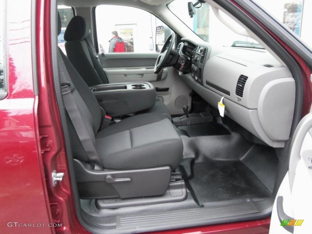 Dark Titanium Interior 2014 Chevrolet Silverado 2500HD LS Crew Cab 4x4 Photo #89098022