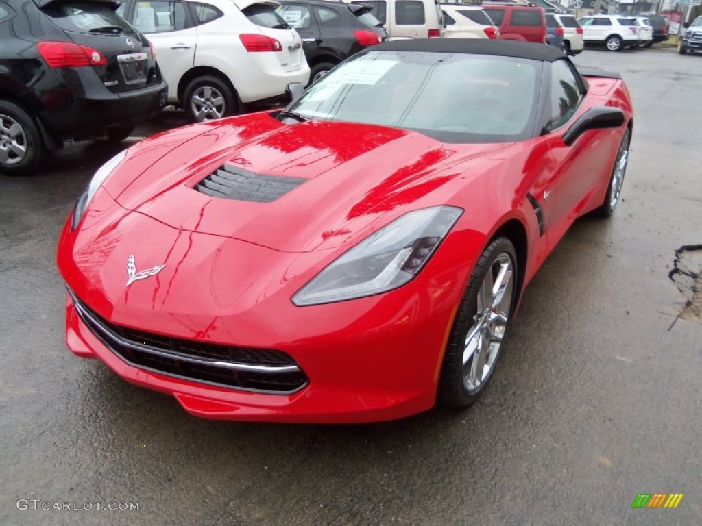 2014 Corvette Stingray Convertible Z51 - Torch Red / Adrenaline Red photo #1