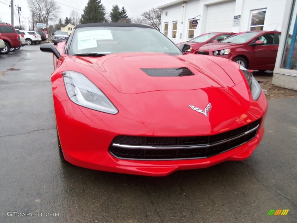 2014 Corvette Stingray Convertible Z51 - Torch Red / Adrenaline Red photo #2