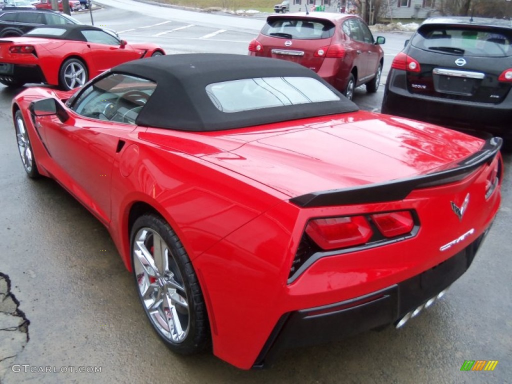 2014 Corvette Stingray Convertible Z51 - Torch Red / Adrenaline Red photo #7