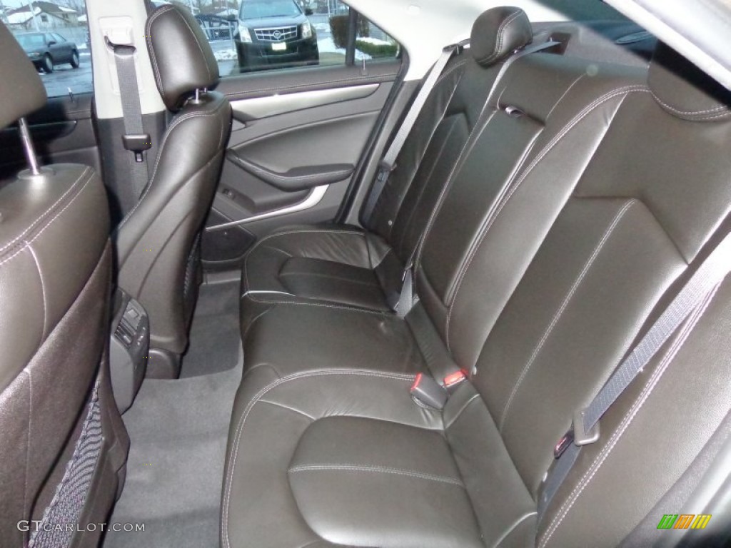 2012 Cadillac CTS 4 3.0 AWD Sedan Rear Seat Photo #89101850