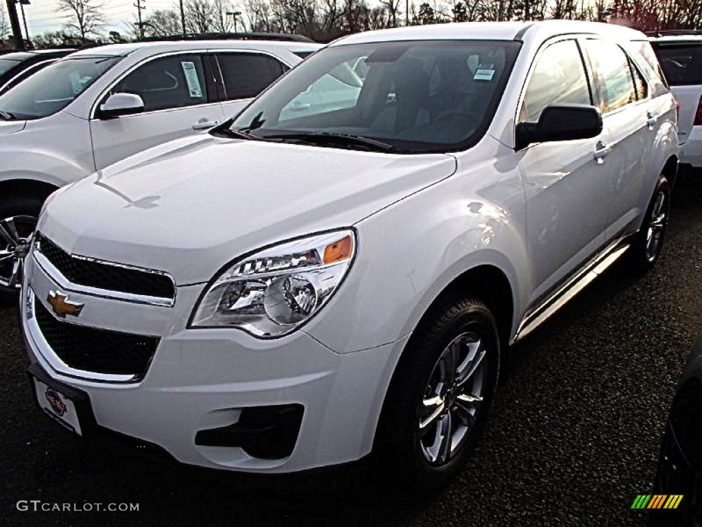 2014 Equinox LS - Summit White / Light Titanium/Jet Black photo #1