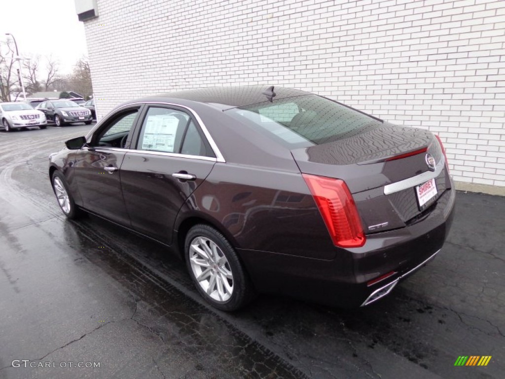 2014 CTS Sedan - Majestic Plum Metallic / Medium Titanium/Jet Black photo #6