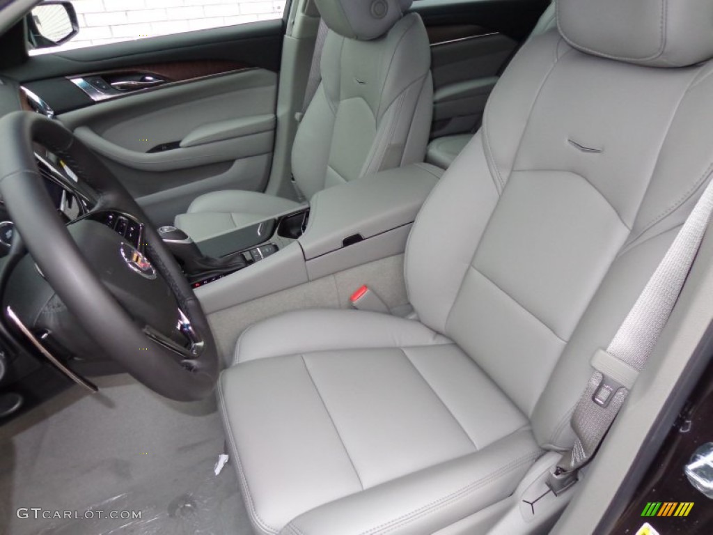 Medium Titanium/Jet Black Interior 2014 Cadillac CTS Sedan Photo #89102423