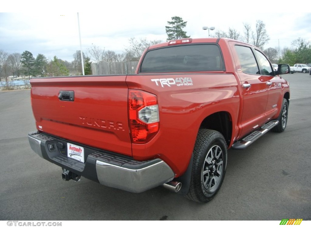 2014 Tundra Limited Crewmax 4x4 - Barcelona Red Metallic / Graphite photo #5