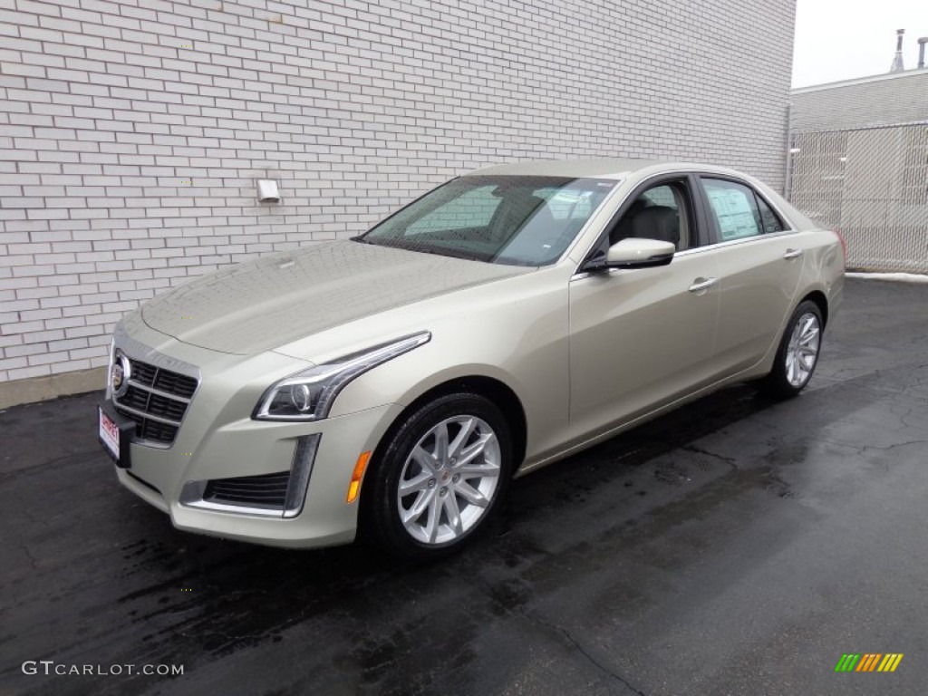 Silver Coast Metallic 2014 Cadillac CTS Sedan Exterior Photo #89102624