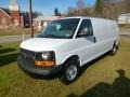 2014 Summit White Chevrolet Express 2500 Cargo Extended WT  photo #3