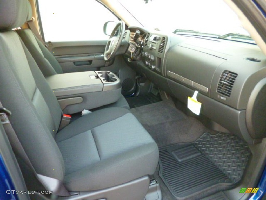 Ebony Interior 2014 Chevrolet Silverado 2500HD LT Crew Cab 4x4 Photo #89103224