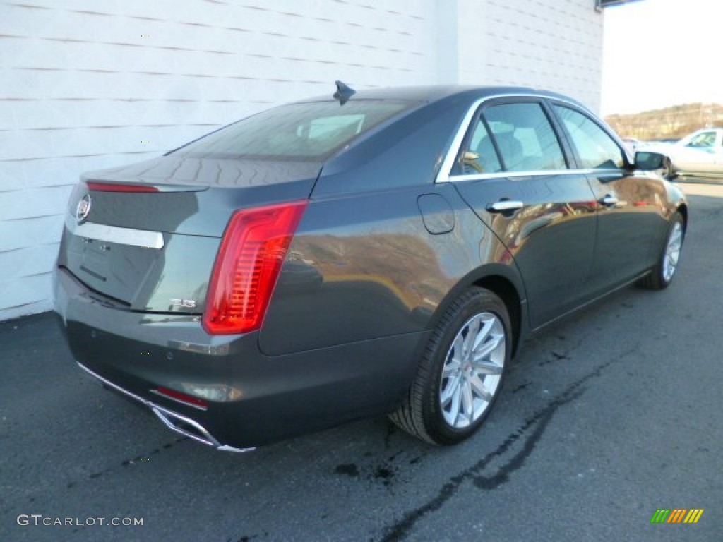 Phantom Gray Metallic 2014 Cadillac CTS Luxury Sedan AWD Exterior Photo #89103545