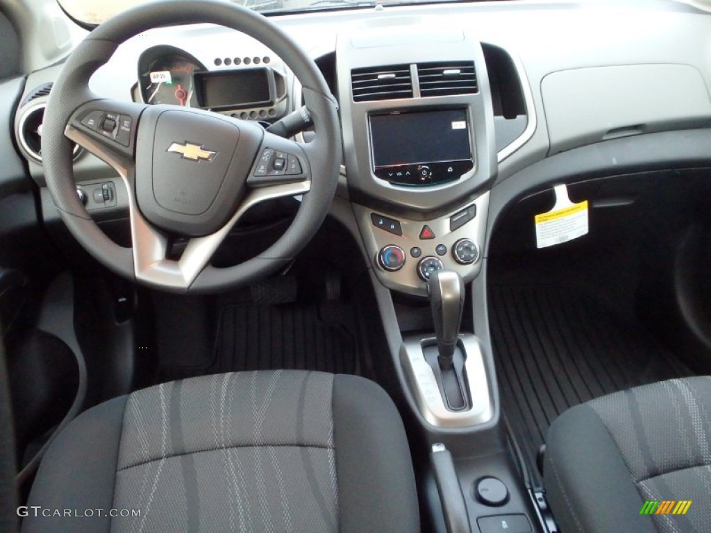 2014 Chevrolet Sonic LT Hatchback Jet Black/Dark Titanium Dashboard Photo #89104925