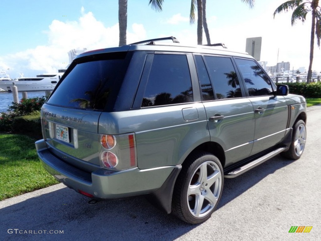 2004 Range Rover HSE - Giverny Green Metallic / Sand/Jet Black photo #3